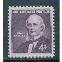 1177 4c Horace Greeley Fine MNH MA0262