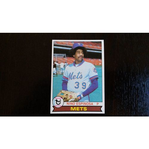 1979 Topps Card # 566 Nino Espinosa Excellent (5) New York Mets