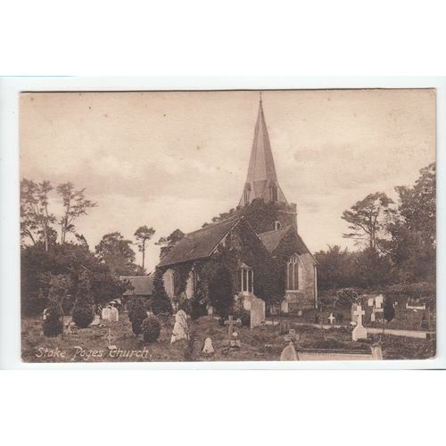 Stoke Poges Church Buckinghamshire Postcard 35459
