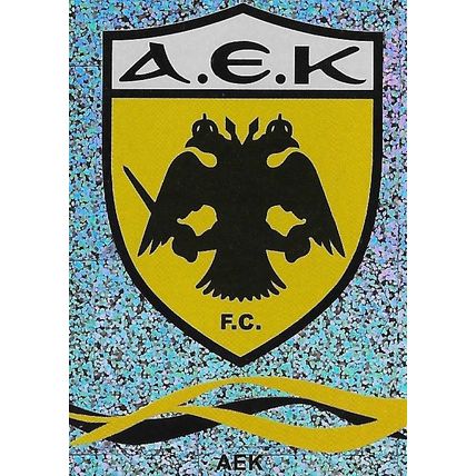 Panini Superleague Ελλάδα 2009-2010 Stickers: No.11 - A.E.K. Athens FC Badge