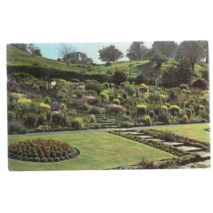 CARLISLE PARK GARDENS, MORPETH, NORTHUMBERLAND .. used postcard. 1981 postmark =