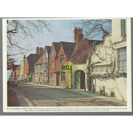 (5296) Watchbell Street Rye Sussex - 1962 Clip