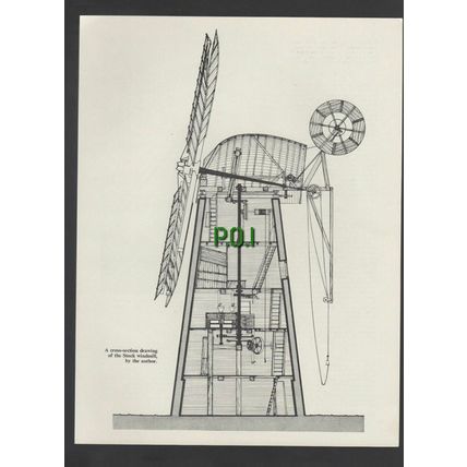 (5305) Stock Windmill Ingatestone Essex - 1969 Article