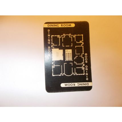 CLUDEO CARD /DINING ROOM (19/10)