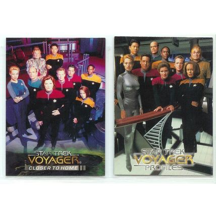 Star Trek Voyager Lot of 2x Promo Cards