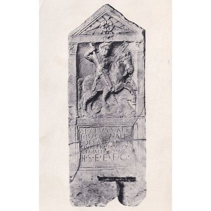 Grave Of A Roman Military Soldier Remembrance Old Postcard