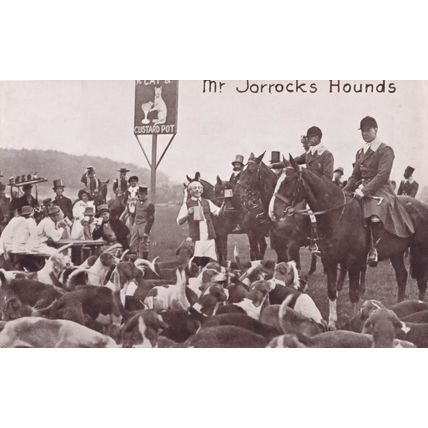 Mr Jorrocks Fox Hunting Hounds Aldershot Tattoo Series Postcard