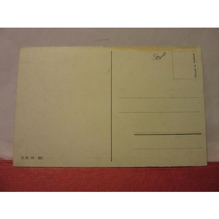 BINNENHUISJE, HOLLAND unused vintage postcard Isle of Marken c.1958 /