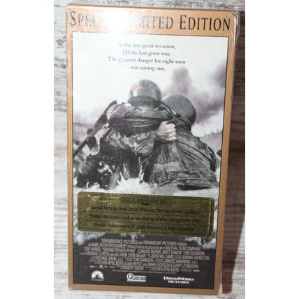 ORIGINAL FACTORY SEALED VHS TAPE SAVING PRIVATE RYAN SPECIAL LIMITED EDITION