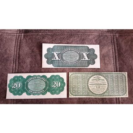 High quality COPIES with W/M United States banknotes 1861-1863 y. FREE SHIPPING