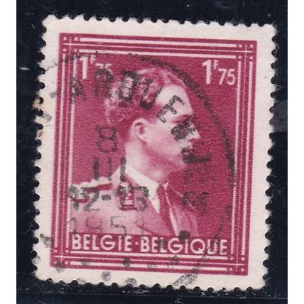 Belgium 1950 King Leopold 111 1.75f Fine Used SG 752 VGC