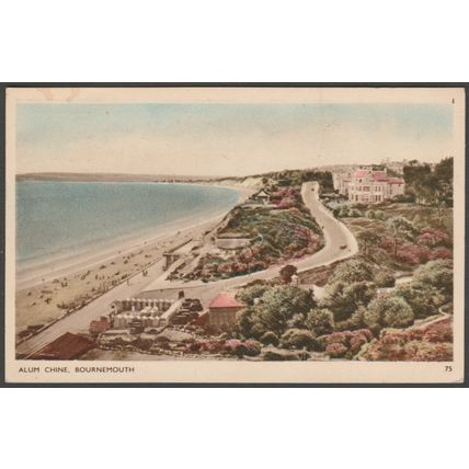Alum Chine, Bournemouth, Hampshire, 1950 - Dearden & Wade Postcard