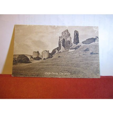 THE WALLS, CORFE CASTLE, DORSET unused antique postcard by Valentine =