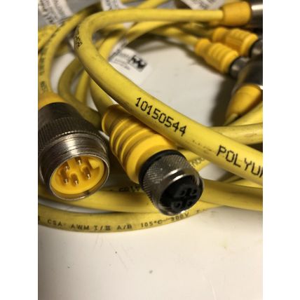 new BALOGH ROBOTIC/MACHINE CABLE ASSEMBLY CORDSET PWR 24/EXT/0.5M,10150544,EX