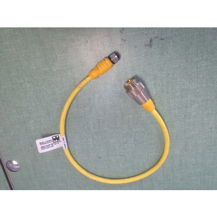 new BALOGH ROBOTIC/MACHINE CABLE ASSEMBLY CORDSET PWR 24/EXT/0.5M,10150544,EX
