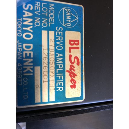 SANYO DENKI 27BA050FXTH1, BL-SUPER SERVO AMPLIFIER,27BAO5OFXTH1,BB