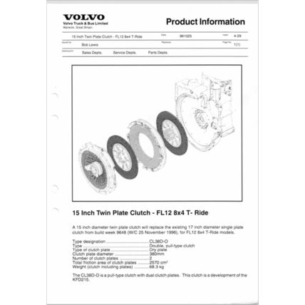 Volvo Trucks Power Transmission Product Information 1998 2003 PDF