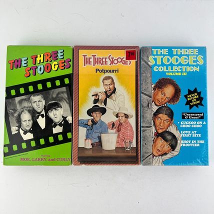 The Three Stooges VHS Video Tape Lot #2
