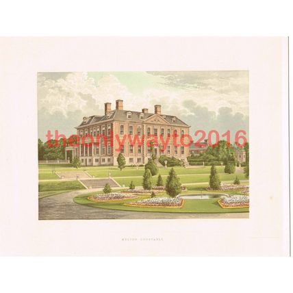 Melton Constable, Nr Thetford, Norfolk, England, Book Illustration, c1880