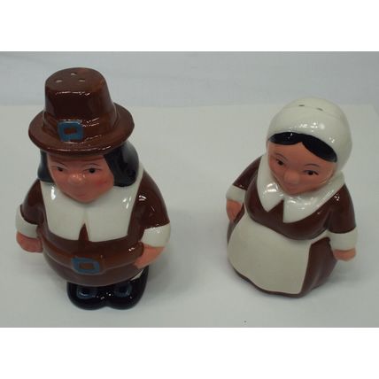 Thanksgiving Salt & Pepper Pilgrims Publix Supermarket 2004