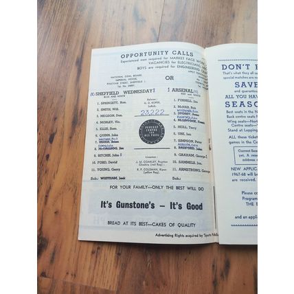 Collection of 5 x Arsenal 1960's Home and Aways - All listed ** FREE P&P **