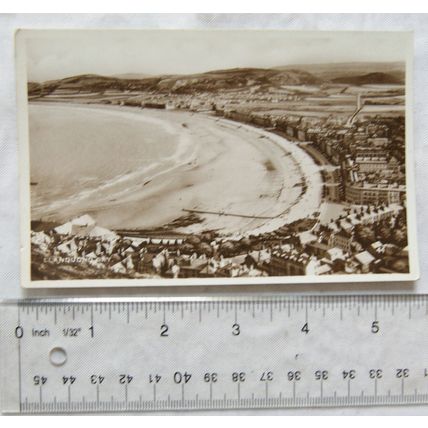 1936 postcard Llandudno Bay