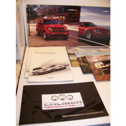 2007 DODGE CALIBER MAGNUM PT NITRO 300 ASPEN JEEP WRANGLER SALES BROCHURES (8)