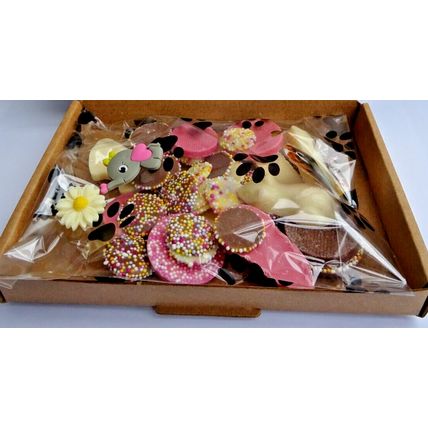 Dog Birthday Gift Treat Box With A Selection Of Pic N Mix Dog Safe Choc Treats