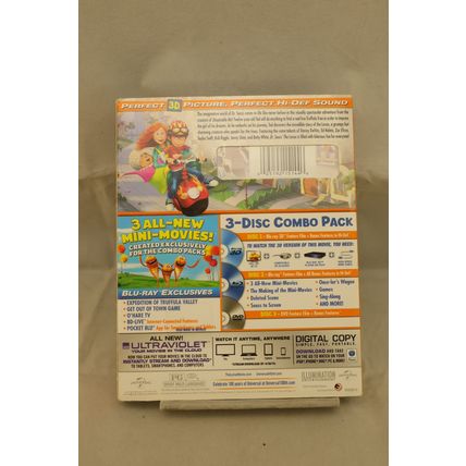 Dr. Seuss’ The Lorax + 3 Mini-Movies 2012 3D Blu-Ray DVD
