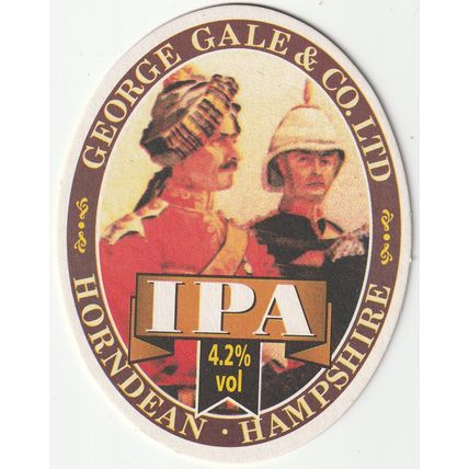 BEER MAT - GALE & CO BREWERY - IPA - (Cat No 025) - (1996)