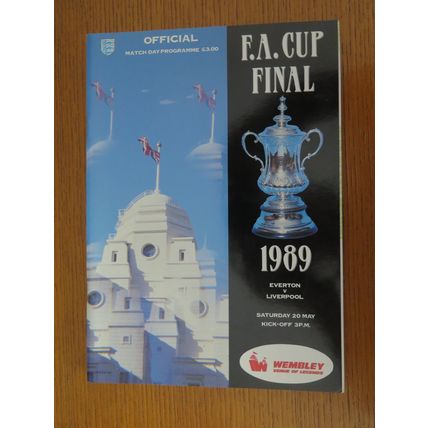 1989 EVERTON V LIVERPOOL FA CUP FINAL PROGRAMME