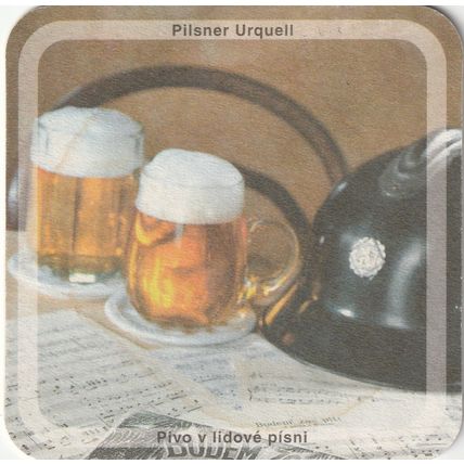 BEER MAT - PLZENSKY PRAZDROJ BREWERY (CZECHIA) - PILSNER URQUELL - (Cat s012)