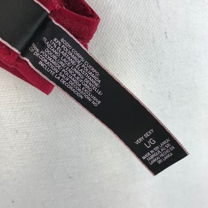 Victoria’s Secret Very Sexy Lace Bralette Halter Bra Burgundy Wine Sz Large