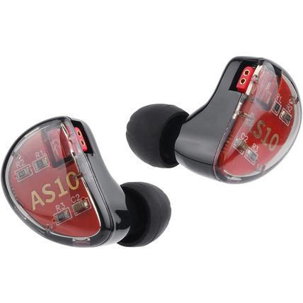 Linsoul KZ AS10 5BA Hifi Stereo In-Ear Earphone High Resolution Earbud Headphone