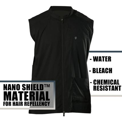 Barber Strong Barber Vest, Men'S Hair Repellent, Lightweight & Breathable Mesh S