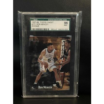 Ron Mercer [Refractor] #272 | 1997 Finest Graded SGC 96 Trading Card