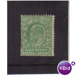 1911 GB EDWARD 1/2D GREEN F/U SG 279