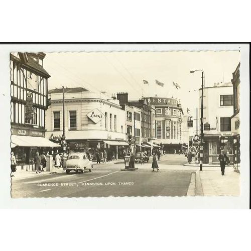 Surrey KINGSTON UPON THAMES Clarence Street Postcard by Valentine (L 5949)