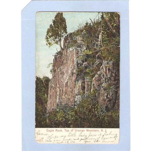 New Jersey East Orange Eagle Rock Top Of Orange Mountain~807
