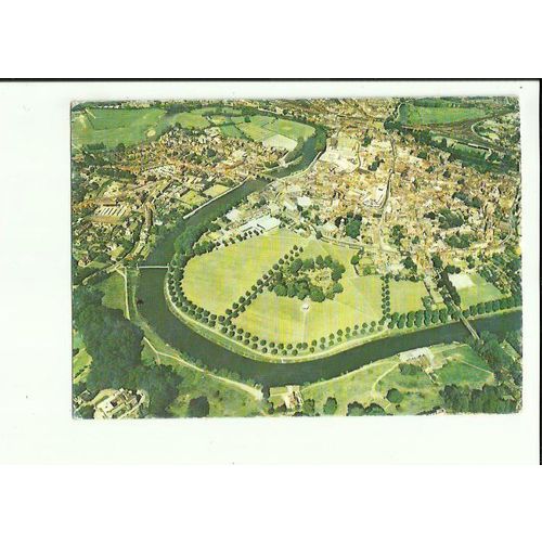 Shropshire SHREWSBURY Central Postal Delivery Area Postcard