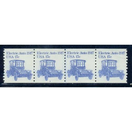 1906 17c Electric Auto Fine MNH Dry Gum PNC 2/4 W0553