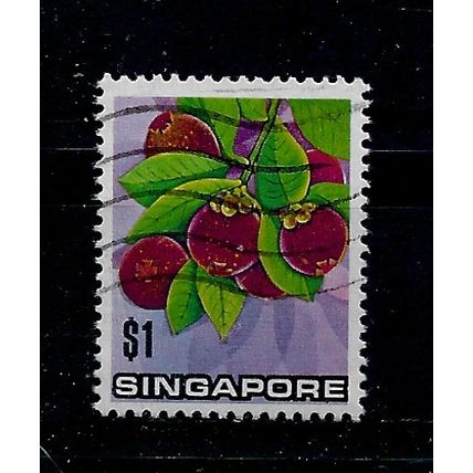 Singapore.SG221 $1 Mangosteen.Fine Used.July21g
