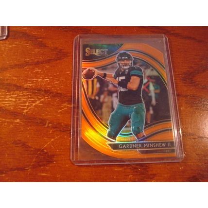 2020-2021 Panini Select, Die Cut, 2-Cards, GARDNER MINSHEW, Green/Orange
