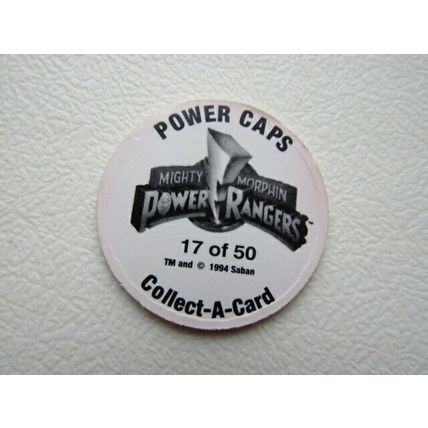 Mighty Morphin Power Rangers Saban 1994 Collect-a-Card Power Caps Variants