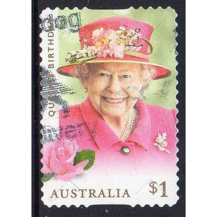 Australia 2018 Queens Birthday - On 90th Birthday, Windsor 2016 $1 s/a Used