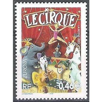 France 2002 Michel 3603 Neuf ** Cote (2008) 1.50 € Europa CEPT Le cirque