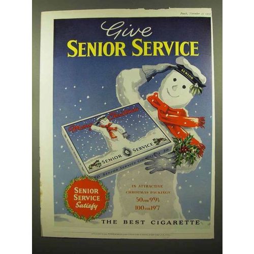 1959 Senior Service Cigarettes Ad - Give