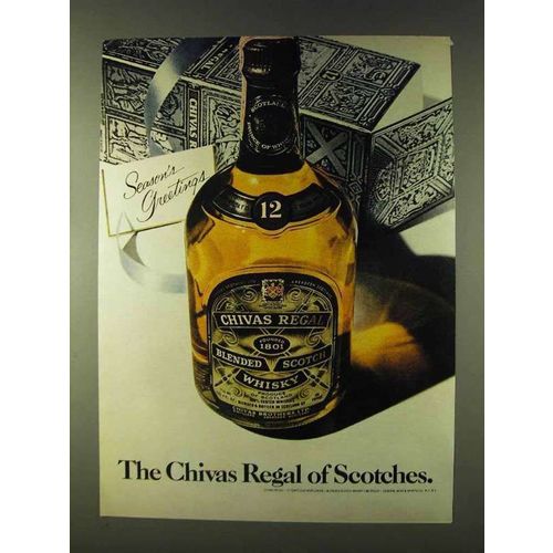 1979 Chivas Regal Scotch Ad - Season's Greetings