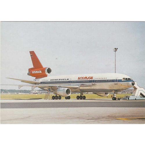 Viasa Douglas DC10 Aircraft Postcard (A10852)