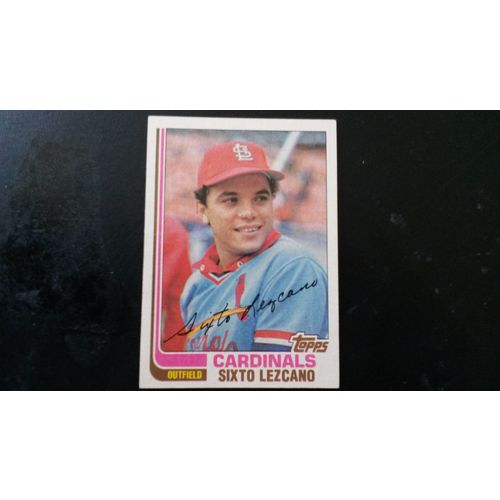 1982 Topps Card # 727 Sixto Lezcano Very Good (3) St Louis Cardinals
